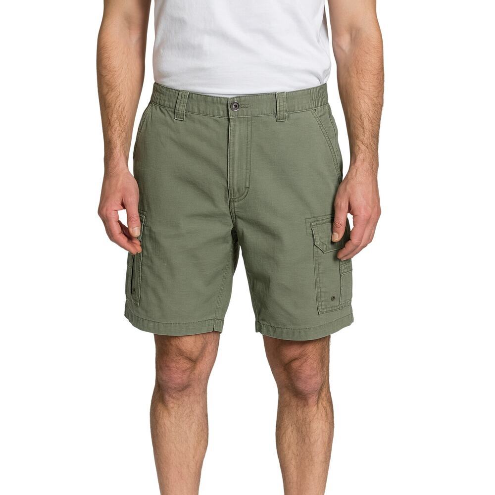 Red head sz 38 8" inseam rip stop hiking work cargo shorts army green 90s